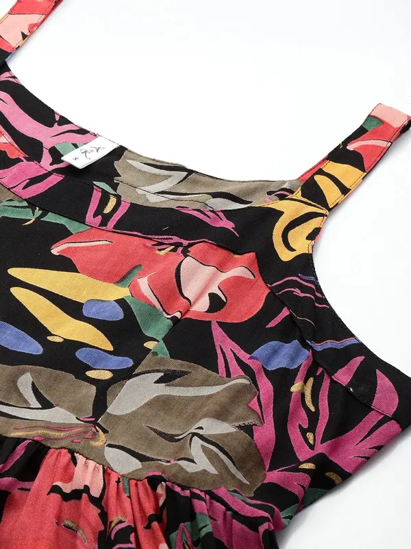 Multicolor_Viscose_Rayon_Fit_&_Flare_Floral_Ethnic_Dress_For_Women