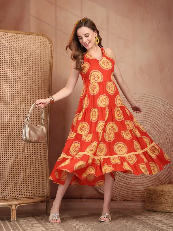 Pure_Cotton_Halter_Neck_Tiered_A-Line_Ethnic_Dress