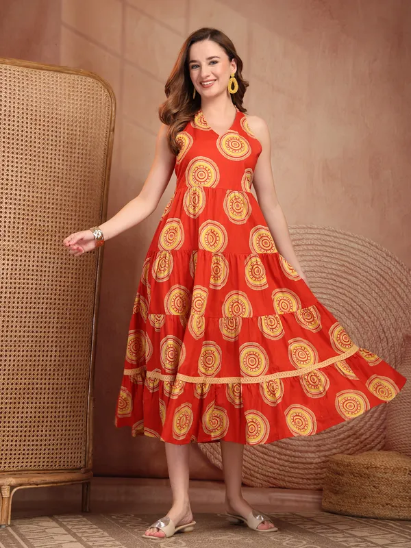 Pure_Cotton_Halter_Neck_Tiered_A-Line_Ethnic_Dress