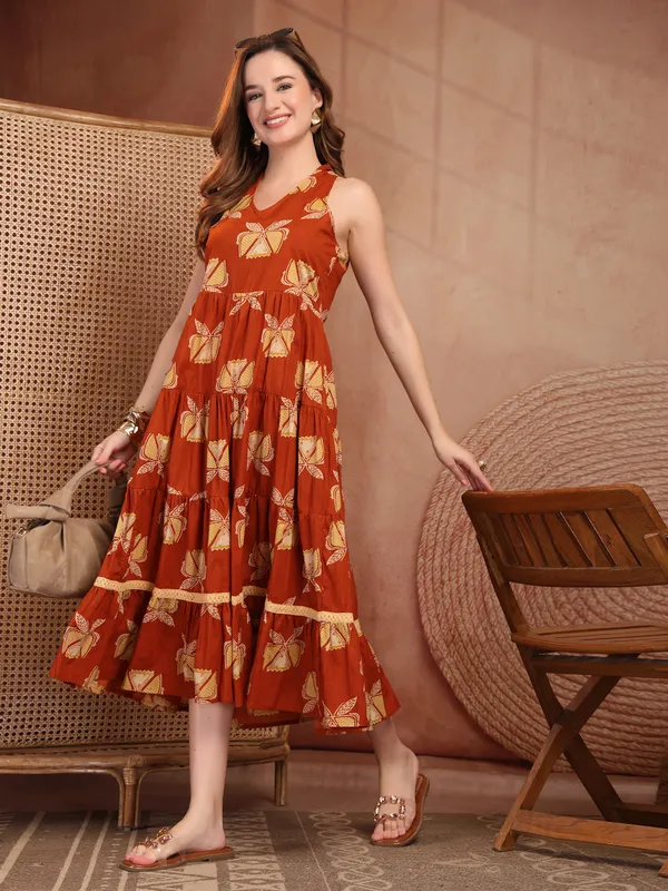 Pure_Cotton_Halter_Neck_Tiered_A-Line_Ethnic_Dress