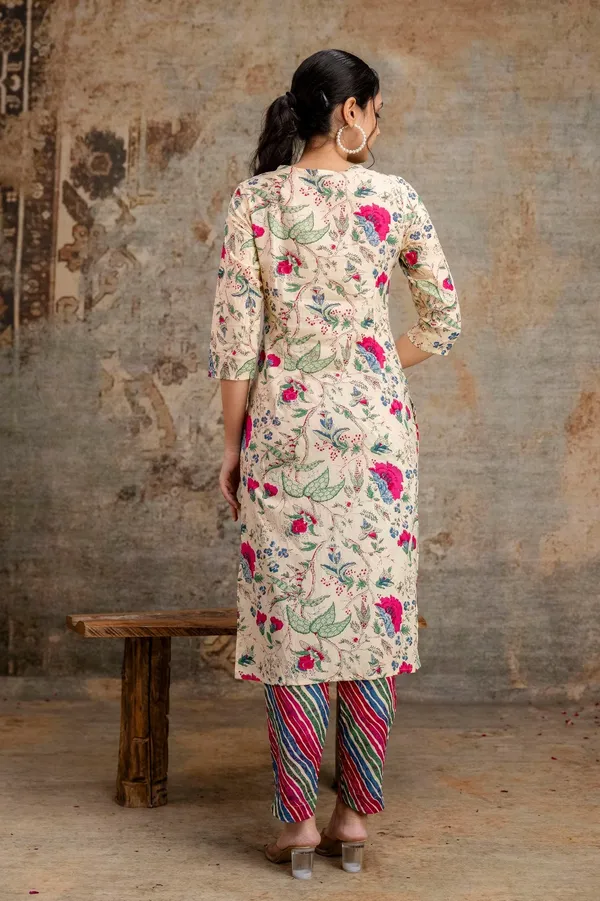 Pink_Pure_Cotton_Embroidered_Floral_Printed_Kurta_Set_For_Women