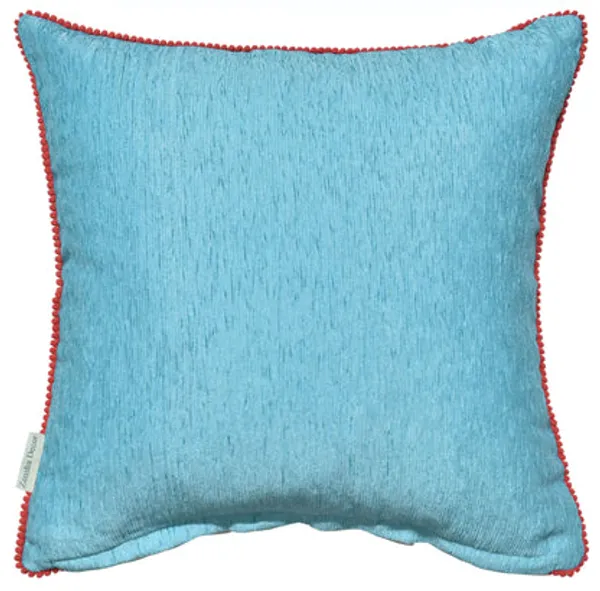 Velvet_Cushion_Cover_With_Red_Pom_Pom_Trim_Soft_Polyester_Decorative_Pillow_Cover