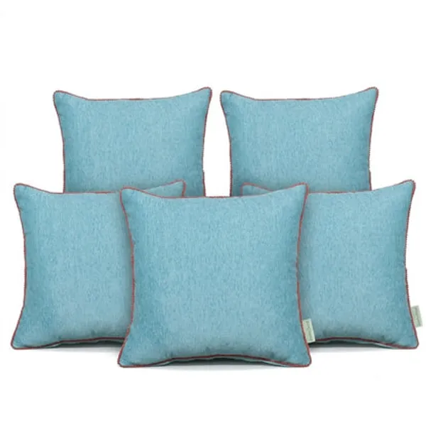 Velvet_Cushion_Cover_With_Red_Pom_Pom_Trim_Soft_Polyester_Decorative_Pillow_Cover