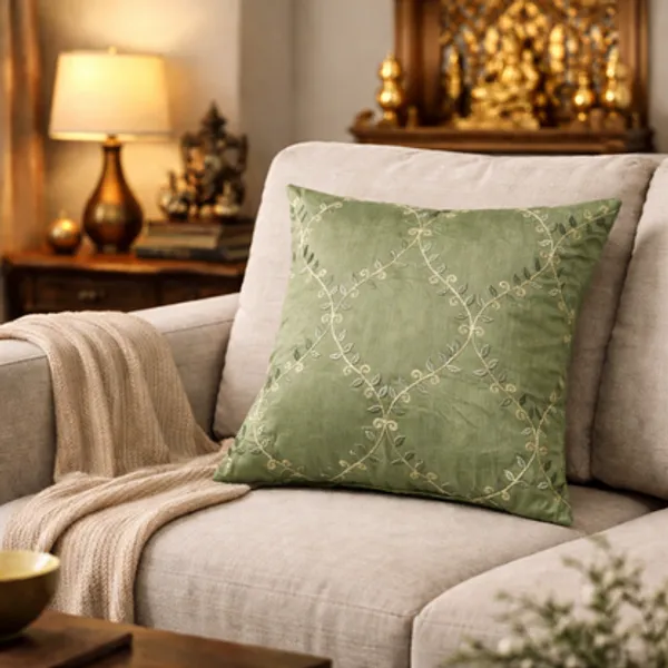 Premium_Green_Embroidered_Cushion_Cover_Elegant_Floral_Vine_Thread_Work_Decorative_Throw_Pillow_Cover