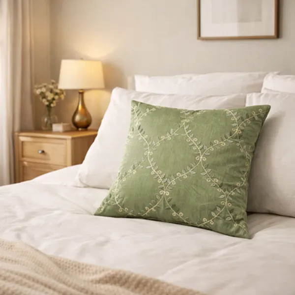 Premium_Green_Embroidered_Cushion_Cover_Elegant_Floral_Vine_Thread_Work_Decorative_Throw_Pillow_Cover