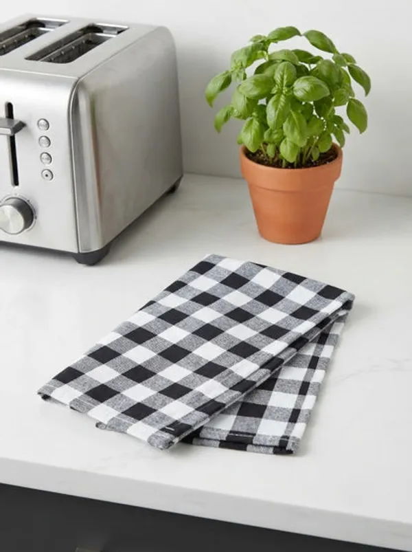 4_Piece_Checkered_Kitchen_Towel_Set_Soft_Absorbent_Cotton_Dish_Towels_For_Kitchen_Cleaning_Drying