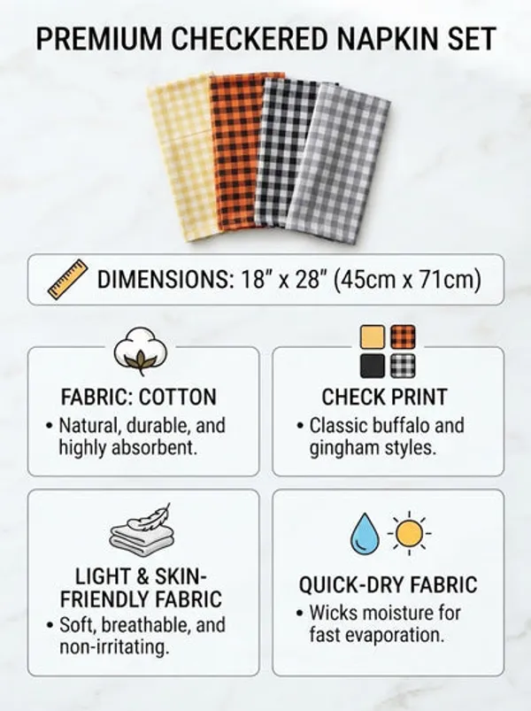 4_Piece_Checkered_Kitchen_Towel_Set_Soft_Absorbent_Cotton_Dish_Towels_For_Kitchen_Cleaning_Drying