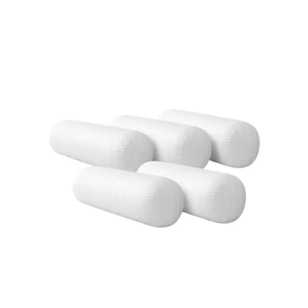 Set_Of_5_White_Striped_Bolster_Pillows_9x24_Inch_Premium_Polyester_Filling_Full_Bed_Support_Luxury_Styling