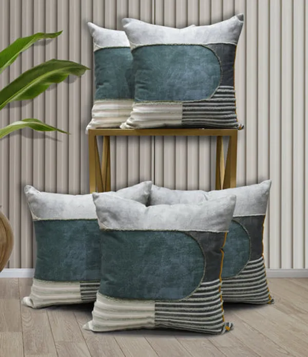 Modern_Textured_Cotton_Cushion_Covers_Handmade_Striped_Patchwork_Throw_Pillow_Grey_Charcoal_Decorative_Pillow