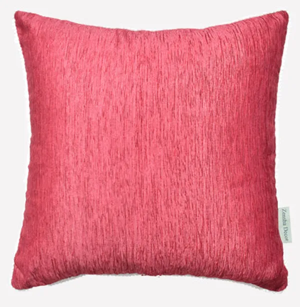 Red_Velvet_Cushion_Cover_With_White_Pom_Pom_Trim_Soft_Polyester_Decorative_Pillow_Cover
