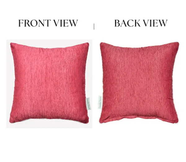 Red_Velvet_Cushion_Cover_With_White_Pom_Pom_Trim_Soft_Polyester_Decorative_Pillow_Cover