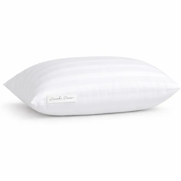 White_Striped_Premium_Cushion_Insert_14x24_Inch_Soft_Fluffy_Durable_Lumbar_Pillow_Filler