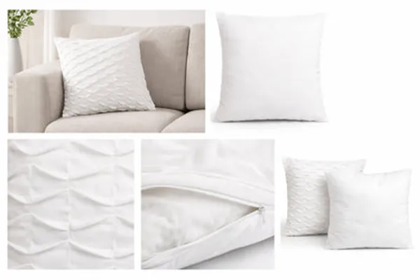 White_Microfiber_Velvet_Cushion_Cover_18x18_Inch_Decorative_Throw_Pillow