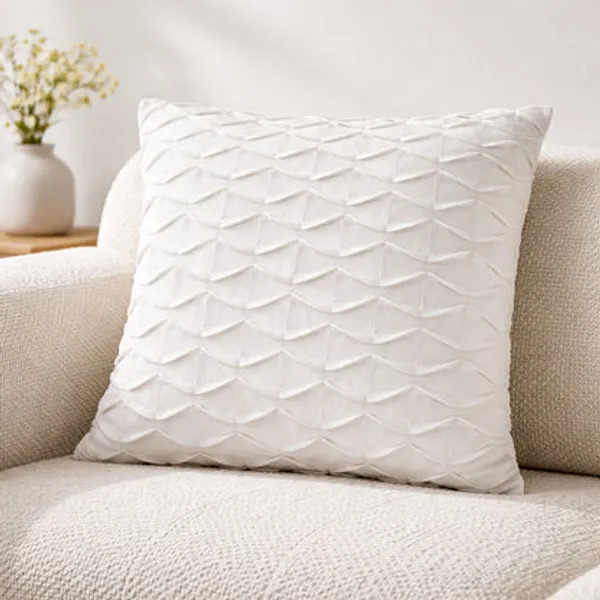 White_Microfiber_Velvet_Cushion_Cover_18x18_Inch_Decorative_Throw_Pillow
