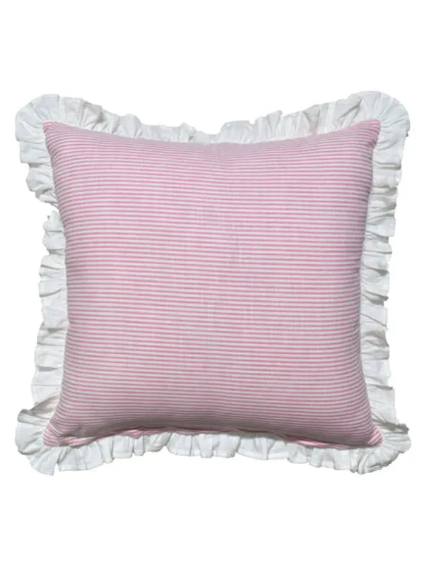 Pink_Floral_Cotton_Pillow_Cover_With_Ruffled_Border_Striped_Printed_Cushion_Cover