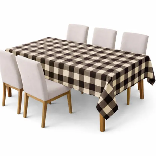 Zensha_Cotton_Rectangular_Checkered_Dining_Table_Cloth_For_4_6_Seater_140x180_Cm_Wrinkle_Resistant_Perfect_For_Daily_Use_Parties