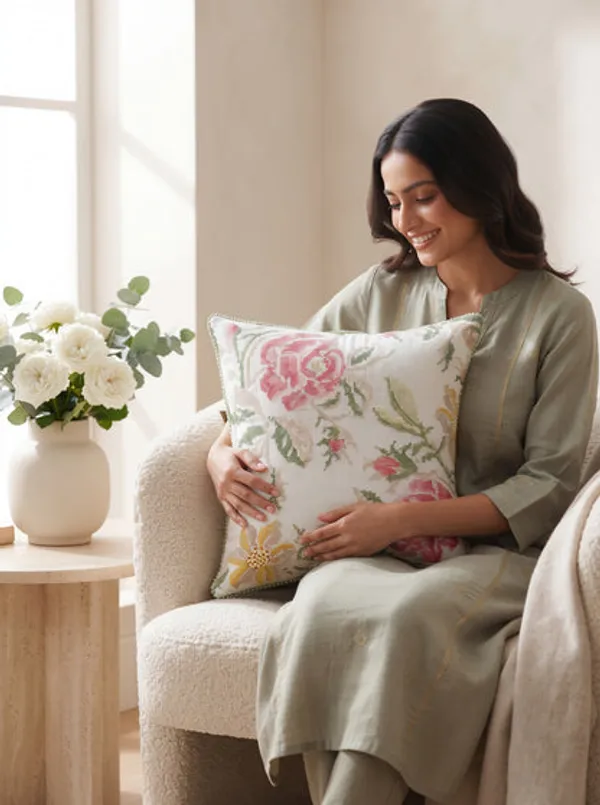 Floral_Cross_Stitch_Embroidered_Throw_Pillow_Cover_18_X_18_Inch_Pack_Of_1