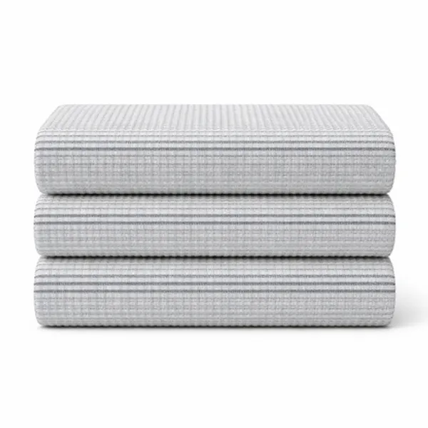 Ultra_Soft_Absorbent_Waffle_Weave_Kitchen_Towels_3_Piece_Grey_Stripe_Dish_Cloth_Set