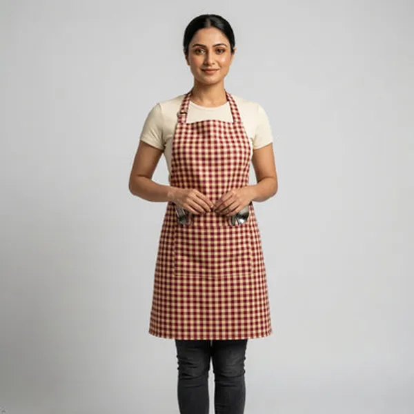 Premium_Cotton_Checkered_Kitchen_Apron_With_Pockets_Adjustable_Durable_Cooking_Baking_Apron_For_Men_Women