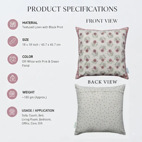 Zensha_Decor_Cotton_Linen_Cushion_Cover_18_X_18_Inch_Off_White_Floral_Block_Print_With_Pink_Green_Design