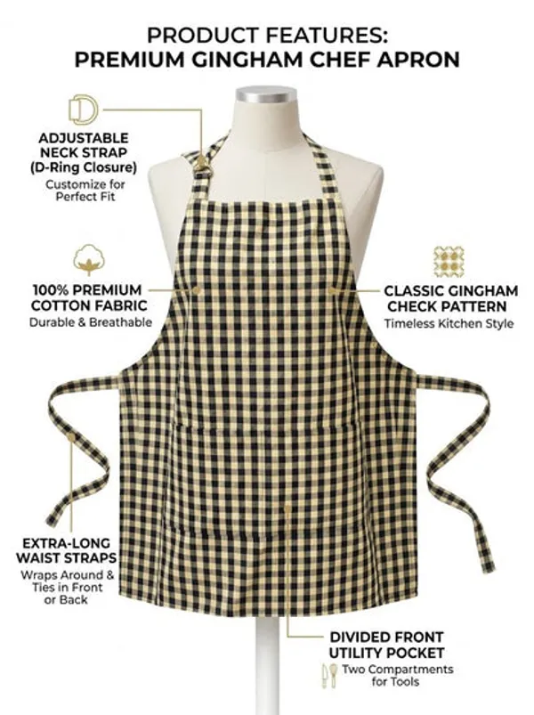 Cotton_Kitchen_Apron_For_Women_Men_Black_Cream_Checkered_Cooking_Apron_With_Front_Pocket_1_Pack