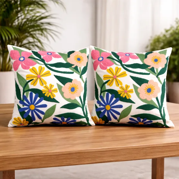 Handcrafted_Floral_Tufted_Cotton_Cushion_Cover_Set_16x16_Inch_Soft_Decorative_Pillow_Covers_For_Sofa_Living_Room