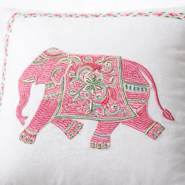 Pink_Embroidered_Elephant_Cushion_Cover_For_Sofa_Bed_Living_Room