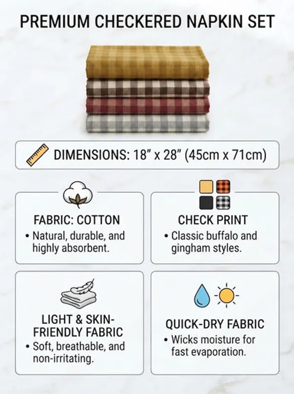 4_Piece_Checkered_Kitchen_Towel_Set_Soft_Absorbent_Cotton_Dish_Towels_For_Kitchen_Cleaning_Drying