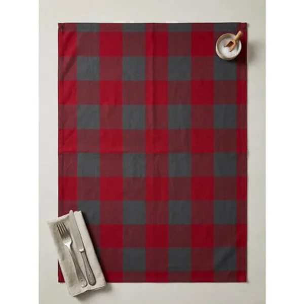 Zensha_Cotton_Rectangular_Checkered_Dining_Table_Cloth_For_4_6_Seater_140x180_Cm_Wrinkle_Resistant_Perfect_For_Daily_Use_Parties