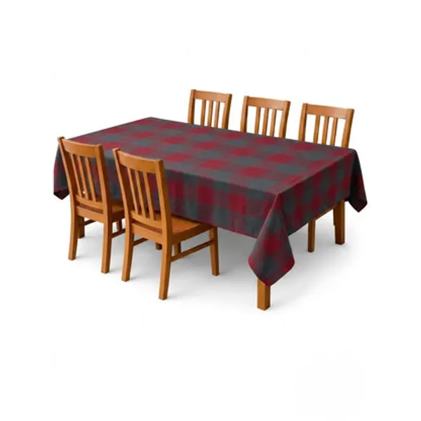 Zensha_Cotton_Rectangular_Checkered_Dining_Table_Cloth_For_4_6_Seater_140x180_Cm_Wrinkle_Resistant_Perfect_For_Daily_Use_Parties