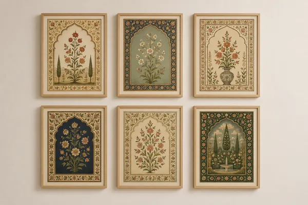 Wooden_Traditional_Floral_Wall_Art_Frames_Set