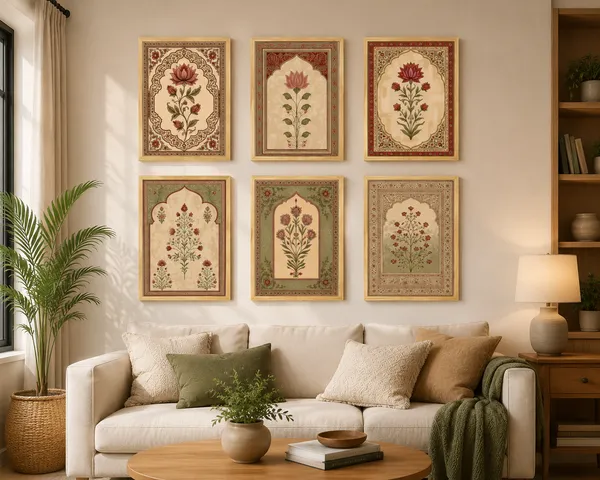Wood_Floral_Botanical_Print_Framed_Wall_Art_Set