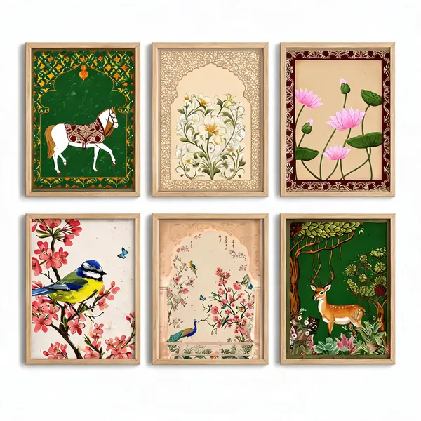 Wooden_Nature_Art_Framed_Wall_Decor_Set