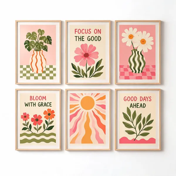 Wooden_Botanical_Floral_Print_Framed_Wall_Art_Set_Of_6