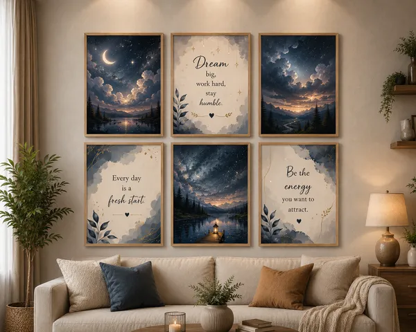 Wooden_Inspirational_Landscape_Set_Of_6_Wall_Art_Frames