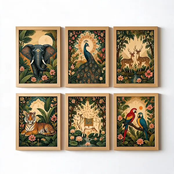 Wooden_Vintage_Wildlife_Print_Wall_Art_Set