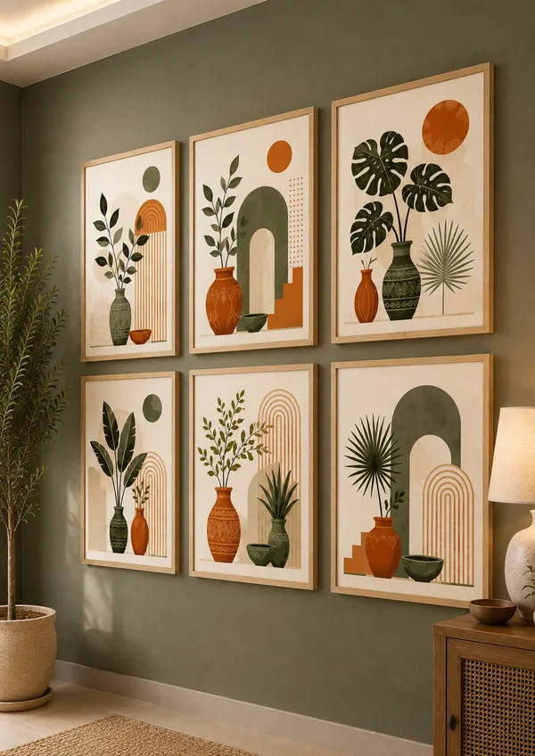 Wooden_Framed_Abstract_Botanical_Wall_Art_Set