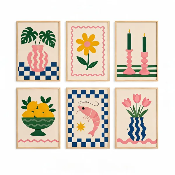 Wooden_Framed_Abstract_Botanical_Wall_Art_Set