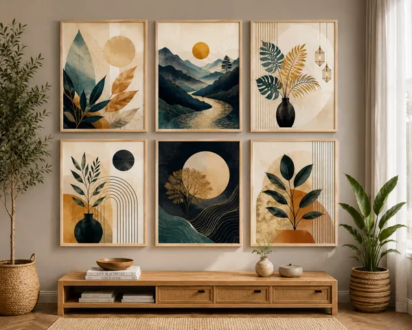 Wooden_Contemporary_Botanical_Print_Wall_Art_Set