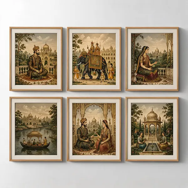 Wooden_Traditional_Indian_Art_Print_Wall_Decor_Set