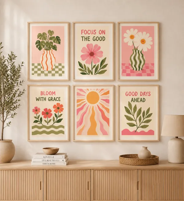 Wooden_Botanical_Floral_Print_Framed_Wall_Art_Set_Of_6