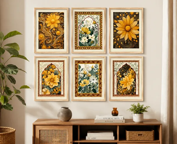 Framed_Botanical_Floral_Set_Of_6_Wall_Art