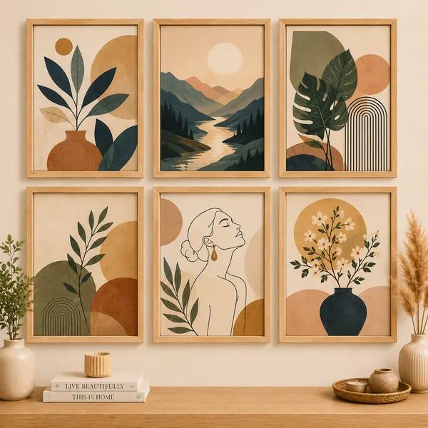 Wooden_Modern_Botanical_Print_Wall_Art_Set