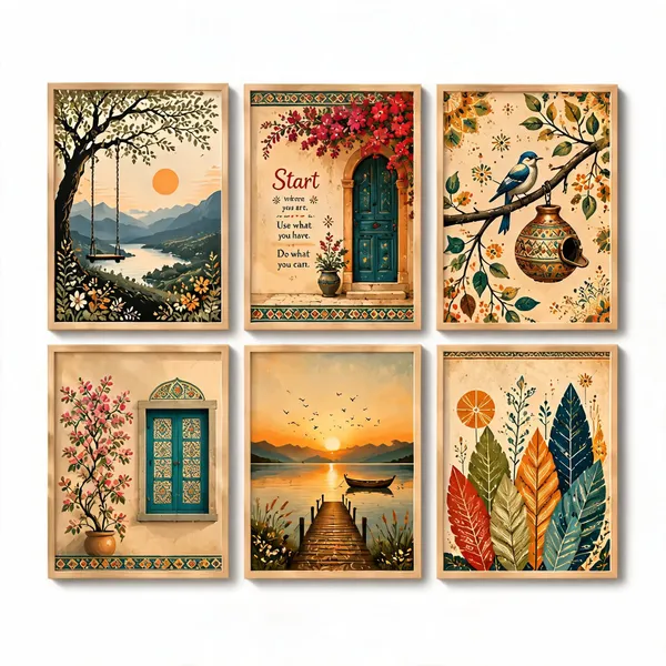 Wooden_Vintage_Botanical_Landscape_Set_Of_6_Wall_Art_Frames