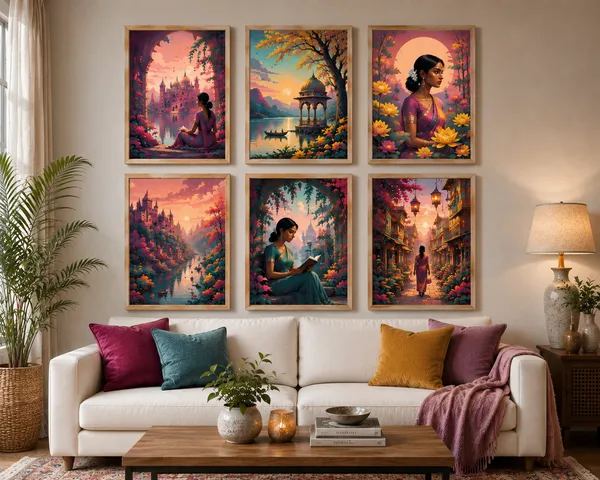 Framed_Artistic_Scenic_Wall_Art_Set