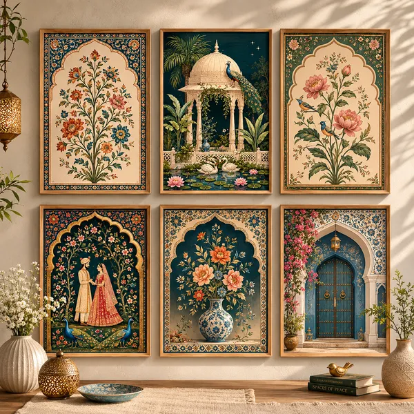 Wooden_Traditional_Floral_Art_Set_Wall_Panels