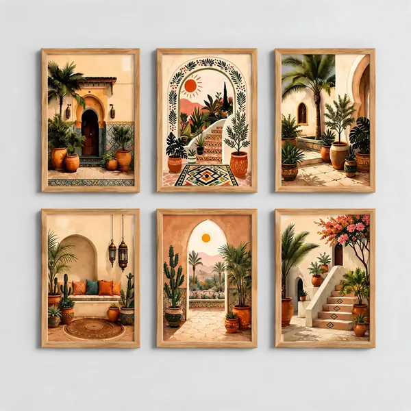 Wooden_Mediterranean_Archway_Print_Wall_Art_Set