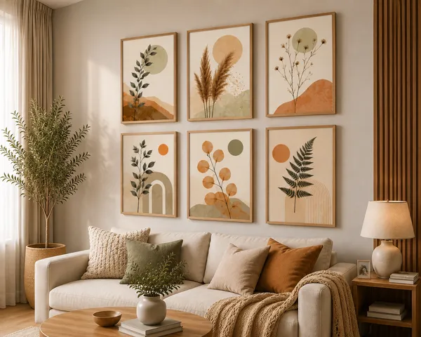 Wooden_Modern_Botanical_Set_Of_6_Wall_Art_Frames
