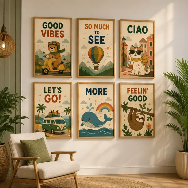 Wooden_Illustrated_Quote_Wall_Art_Set