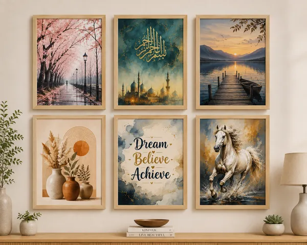 Wooden_Contemporary_Assorted_Print_Set_Of_6_Framed_Wall_Art